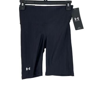 Under Armour Women S HeatGear Performance Bike Shorts black XS